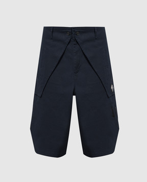A Cold Wall Blue shorts with logo ACWMB277A