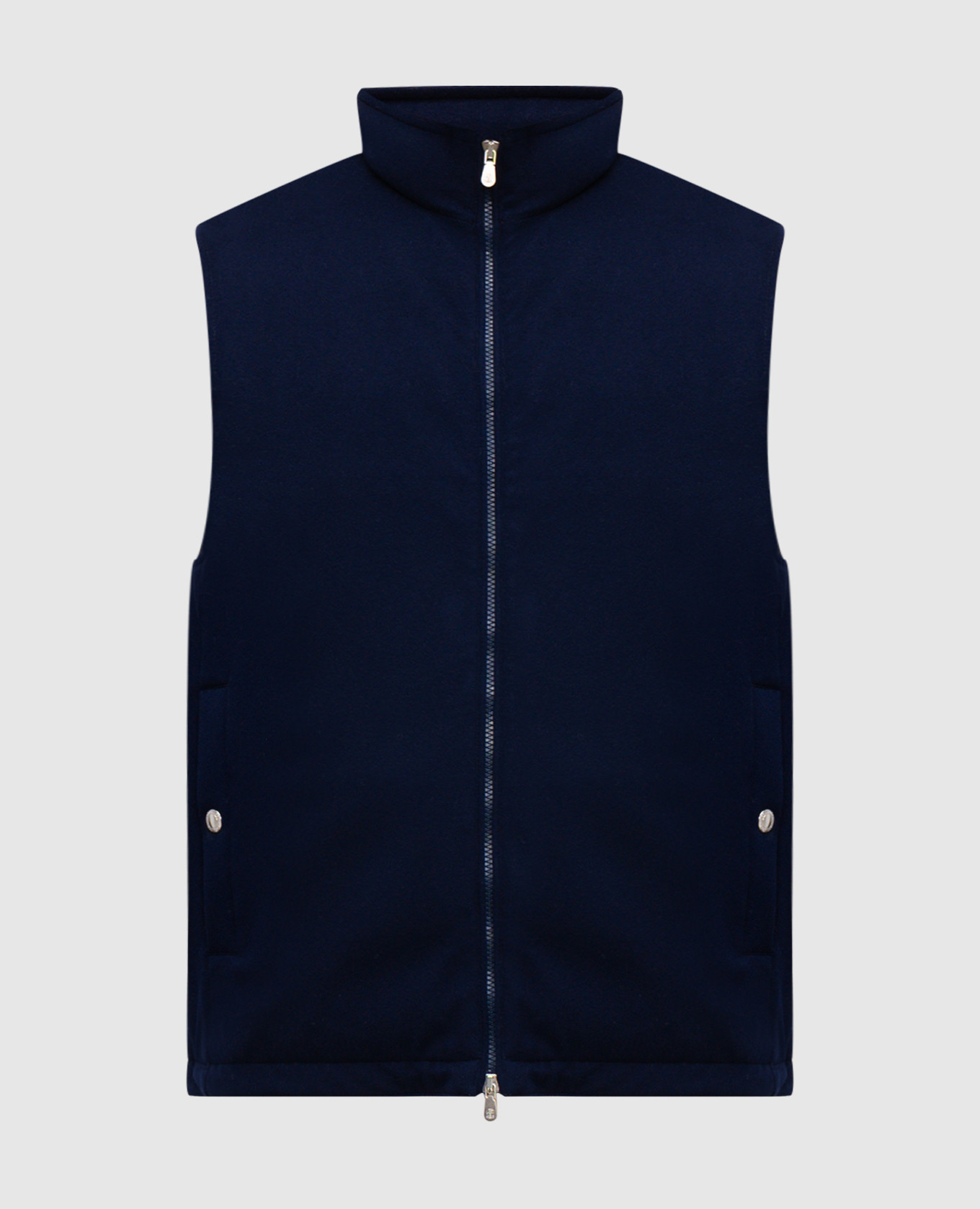 

Blue wool down vest Brunello Cucinelli