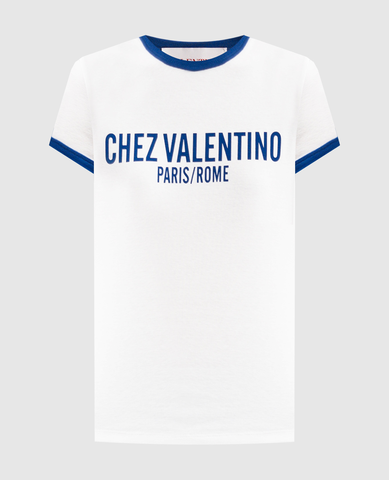 

White T-shirt with logo print Valentino