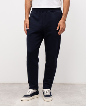 Trussardi Blue sweatpants with emblem P8018000062NMP355F01