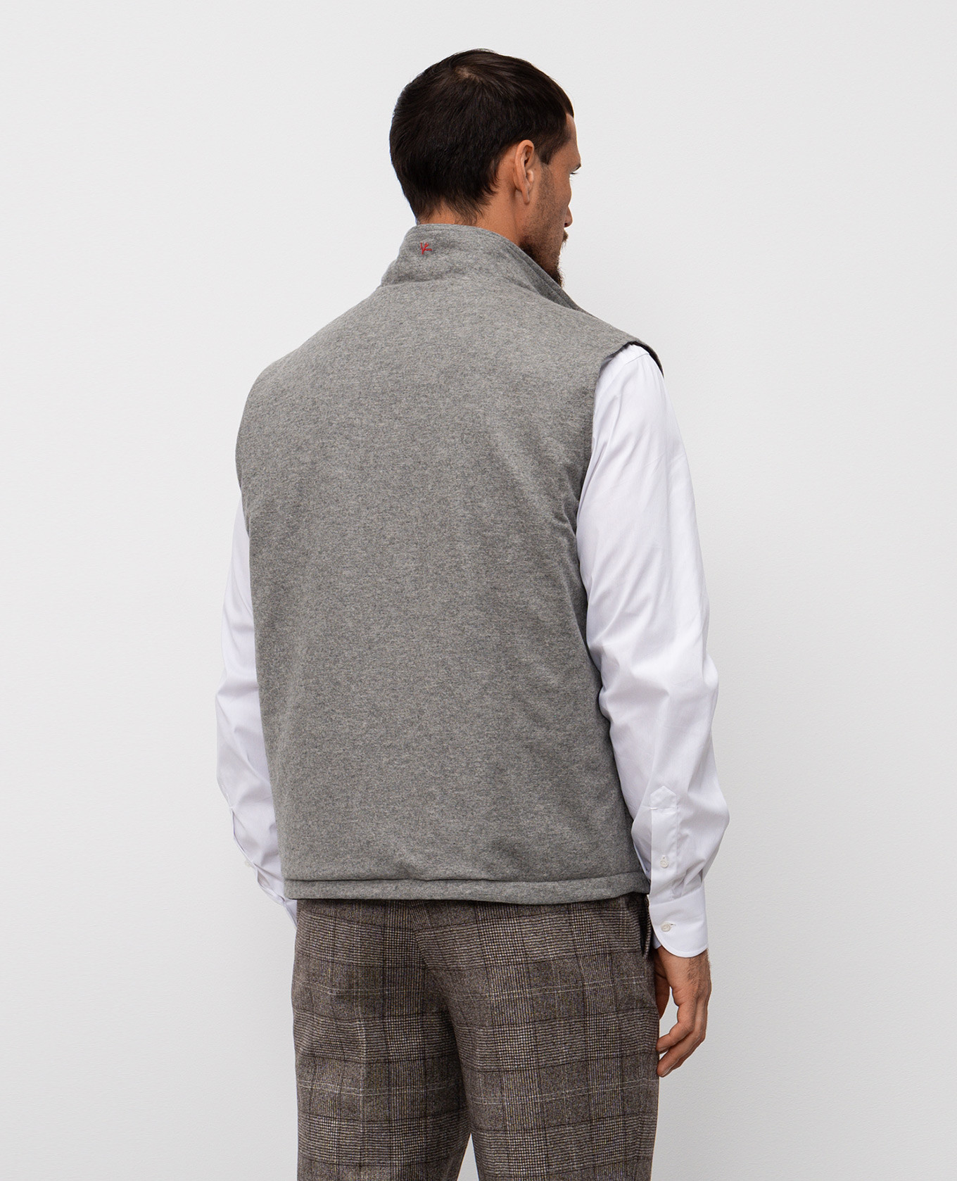 

Reversible vest with wool ISAIA, White