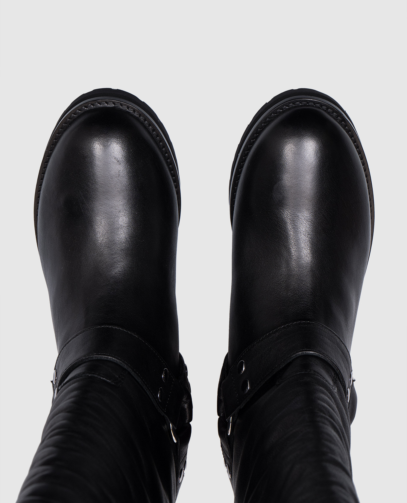

Black logo Darcy leather boots Twinset