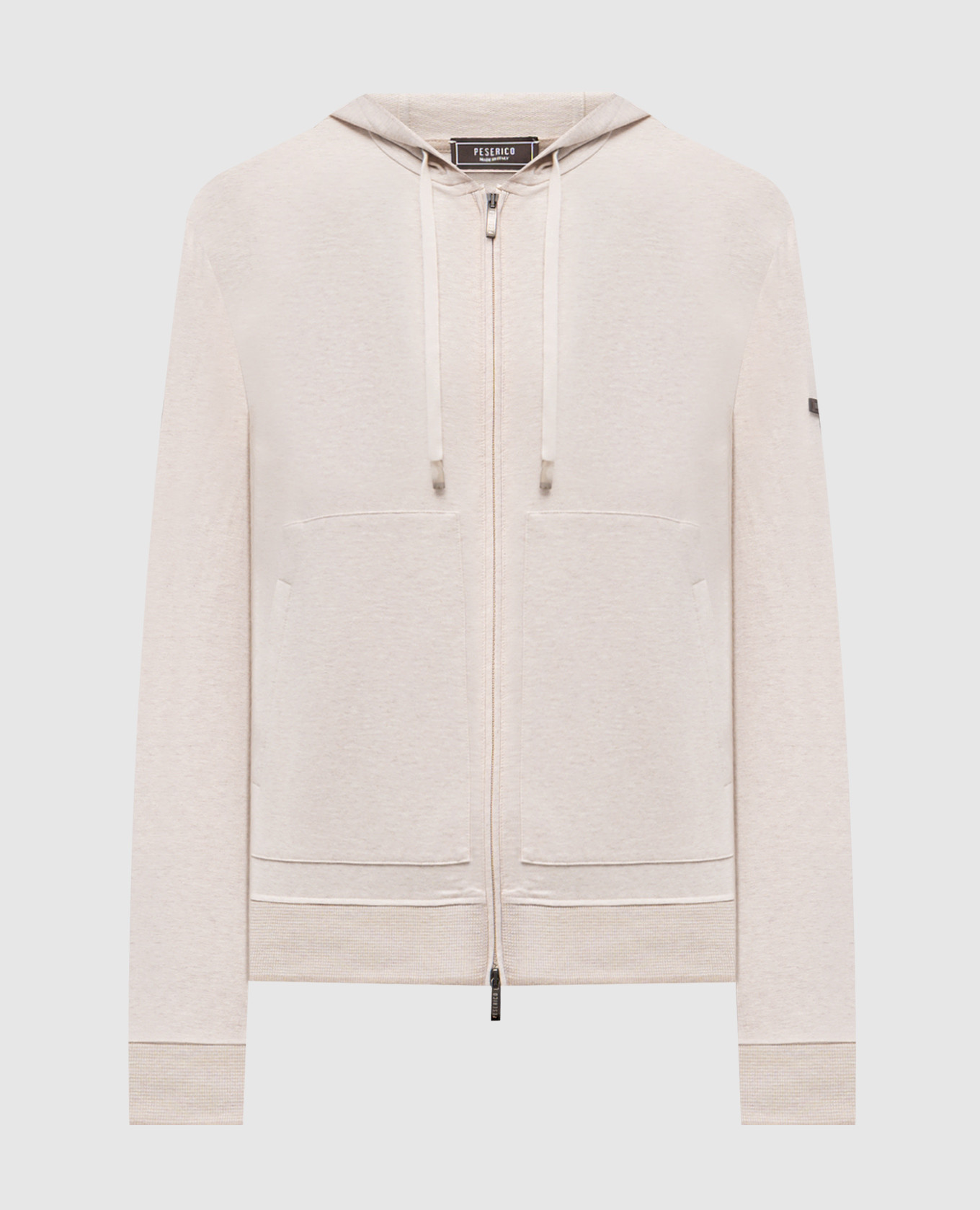 

Beige sports jacket with logo Peserico