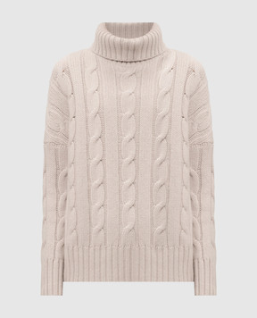 Simonetta Ravizza Gray sweater MALAGA made of cashmere F04KN73T68TR