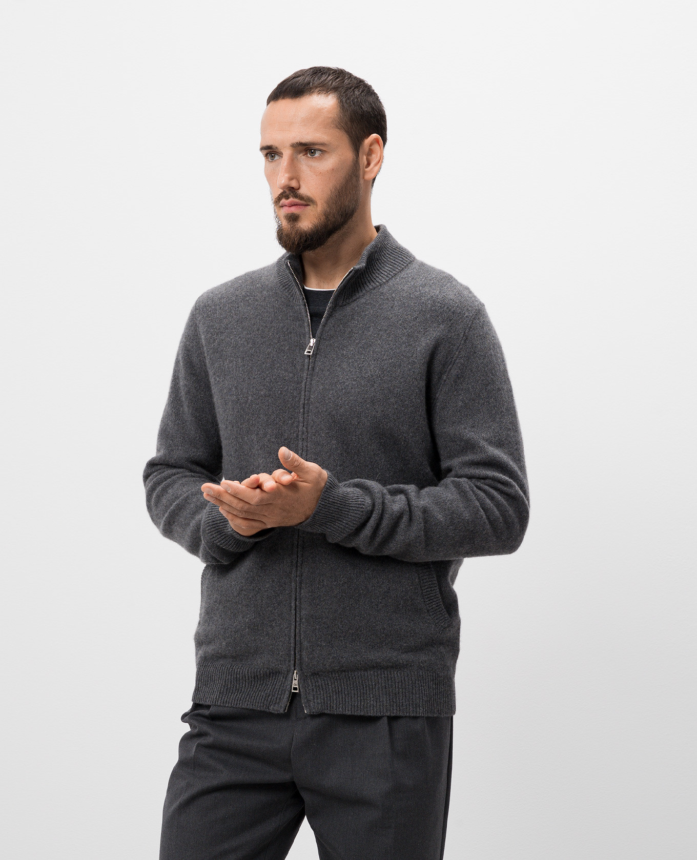 

Gray cashmere cardigan Cashmere&Whiskey, Grey