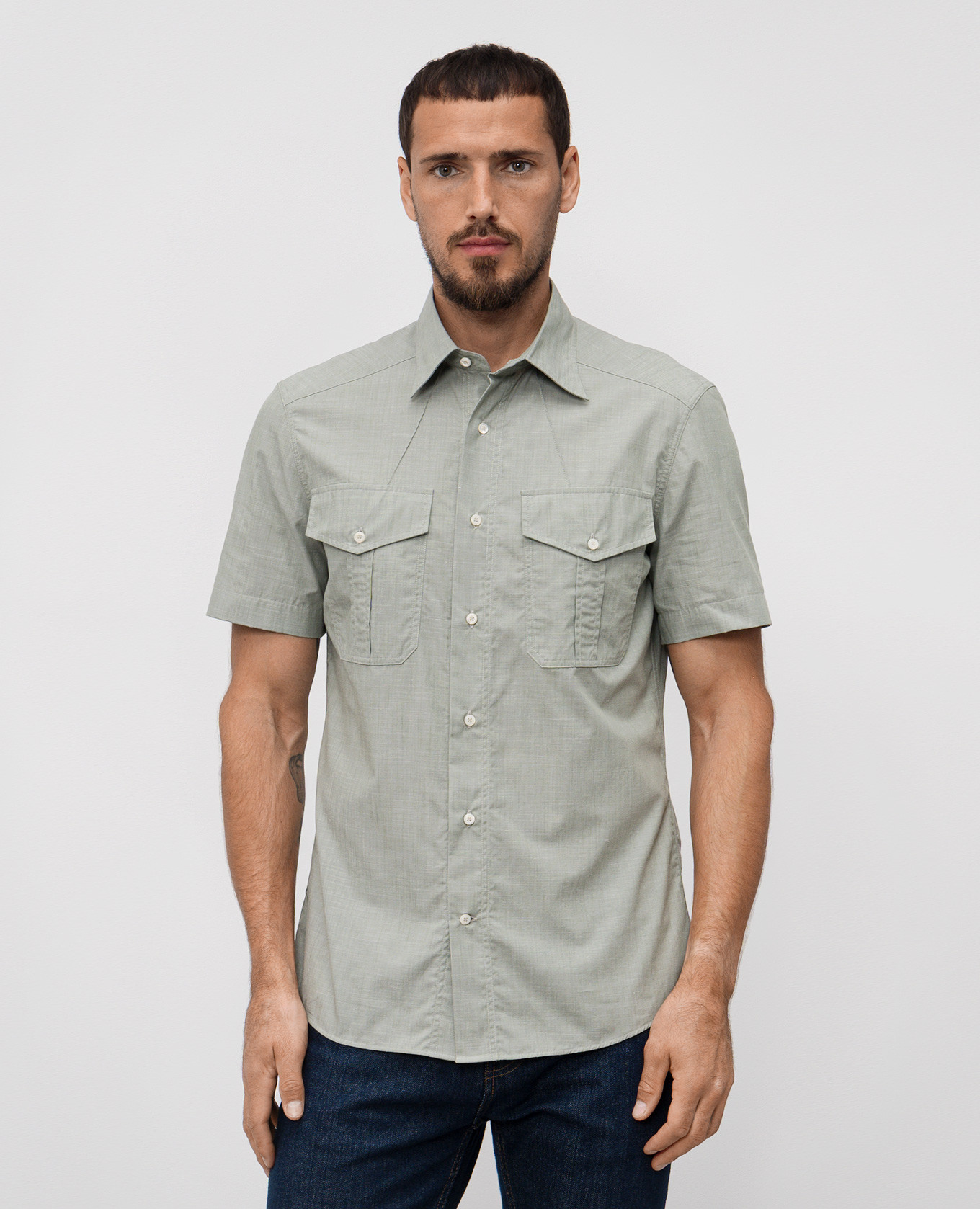 

Green shirt Brunello Cucinelli