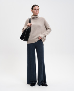 LISA YANG Beige Heidi cashmere sweater 202113