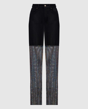 Santa Brands Black jeans with crystals SPAKLEJEANS