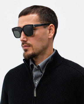 Saint Laurent Black sunglasses with monogram 543514Y9901