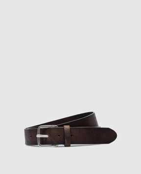 Gianni Chiarini Brown leather belt with a vintage effect CN9903303VINT
