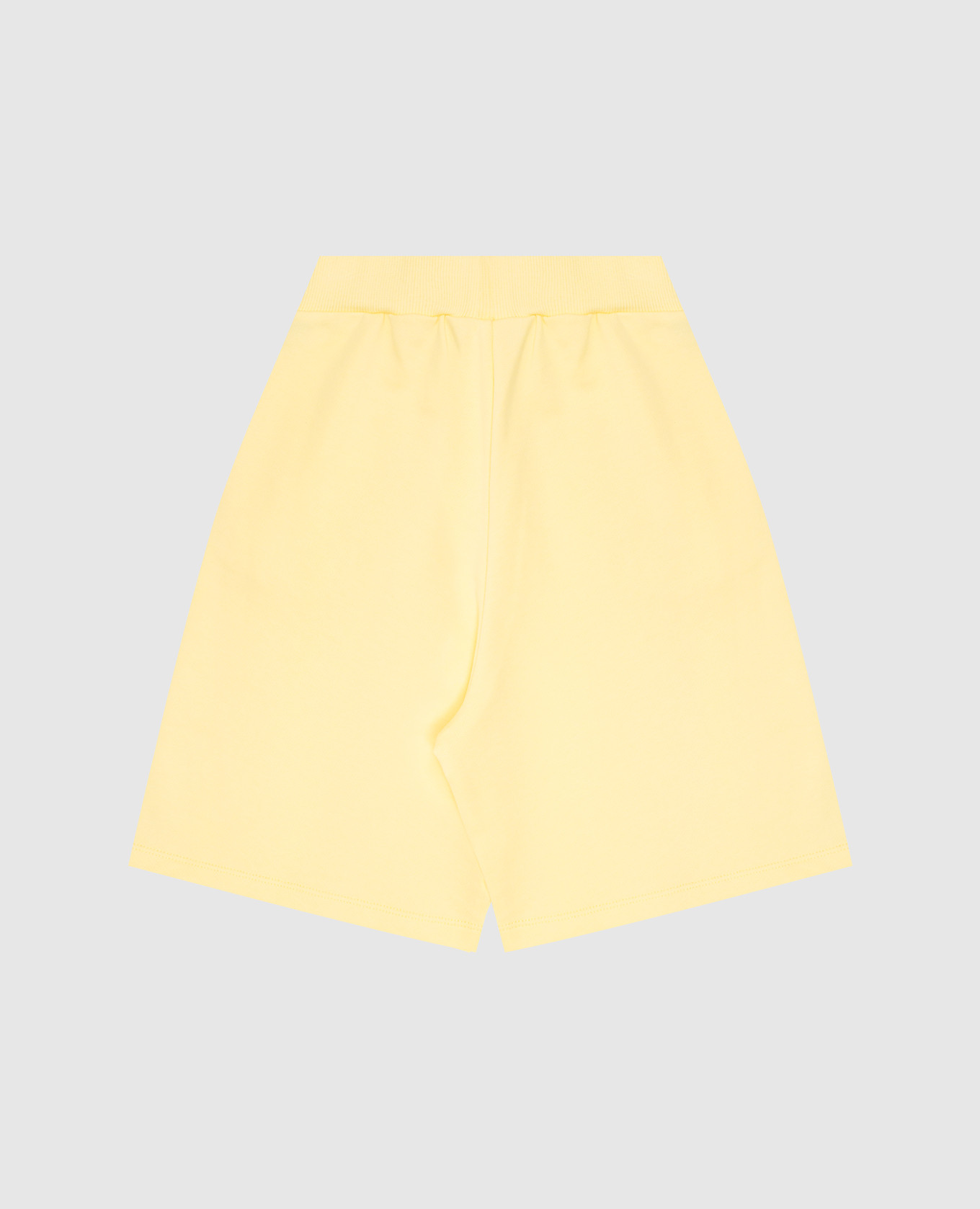 

Children's yellow shorts with textured logo Balmain