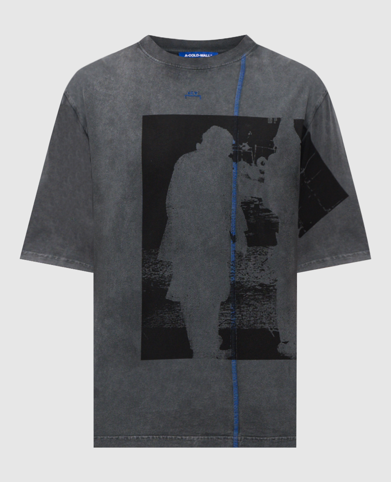 

Gray T-shirt with print and embroidered emblem A Cold Wall, Grey