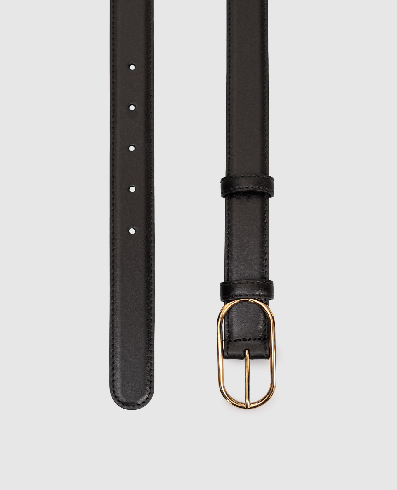 

Black leather belt with logo Dolce&Gabbana