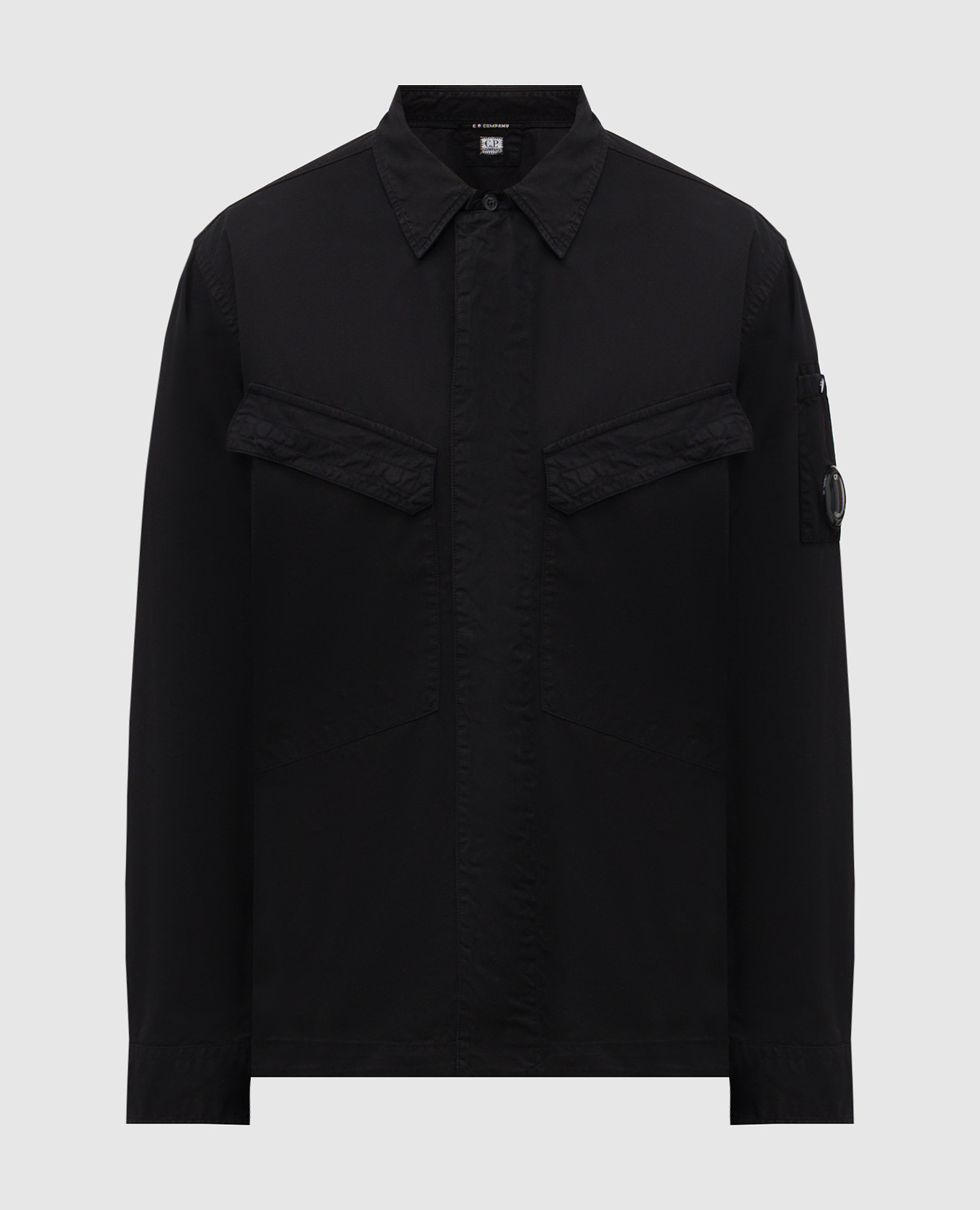

Black shirt with logo patch C.P. Company