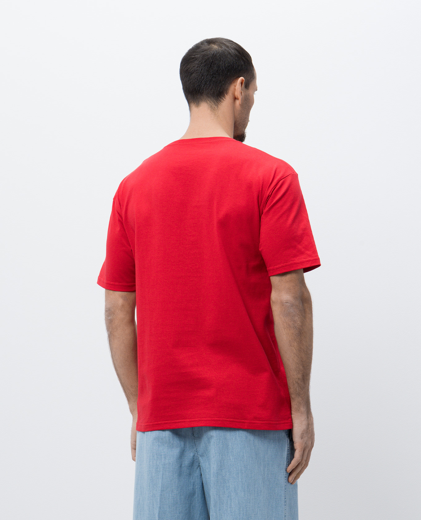 

Red T-shirt with CHEZ VALENTINO print Valentino