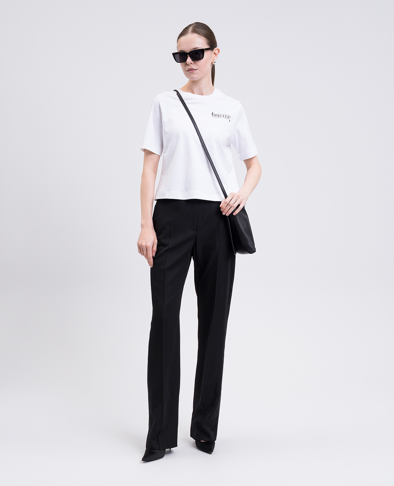

Black pants with wool Alexander McQueen
