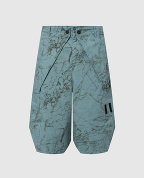 A Cold Wall Green shorts with logo ACWMB277B