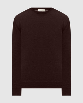 Cashmere&Whiskey Brown wool jumper 92392
