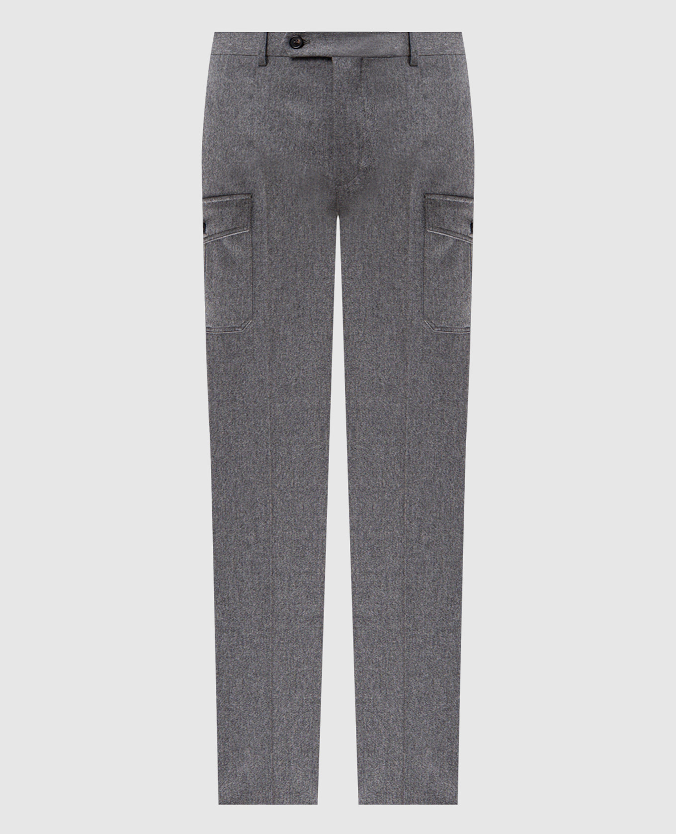 

Gray wool and cashmere cargo Incotex, Grey