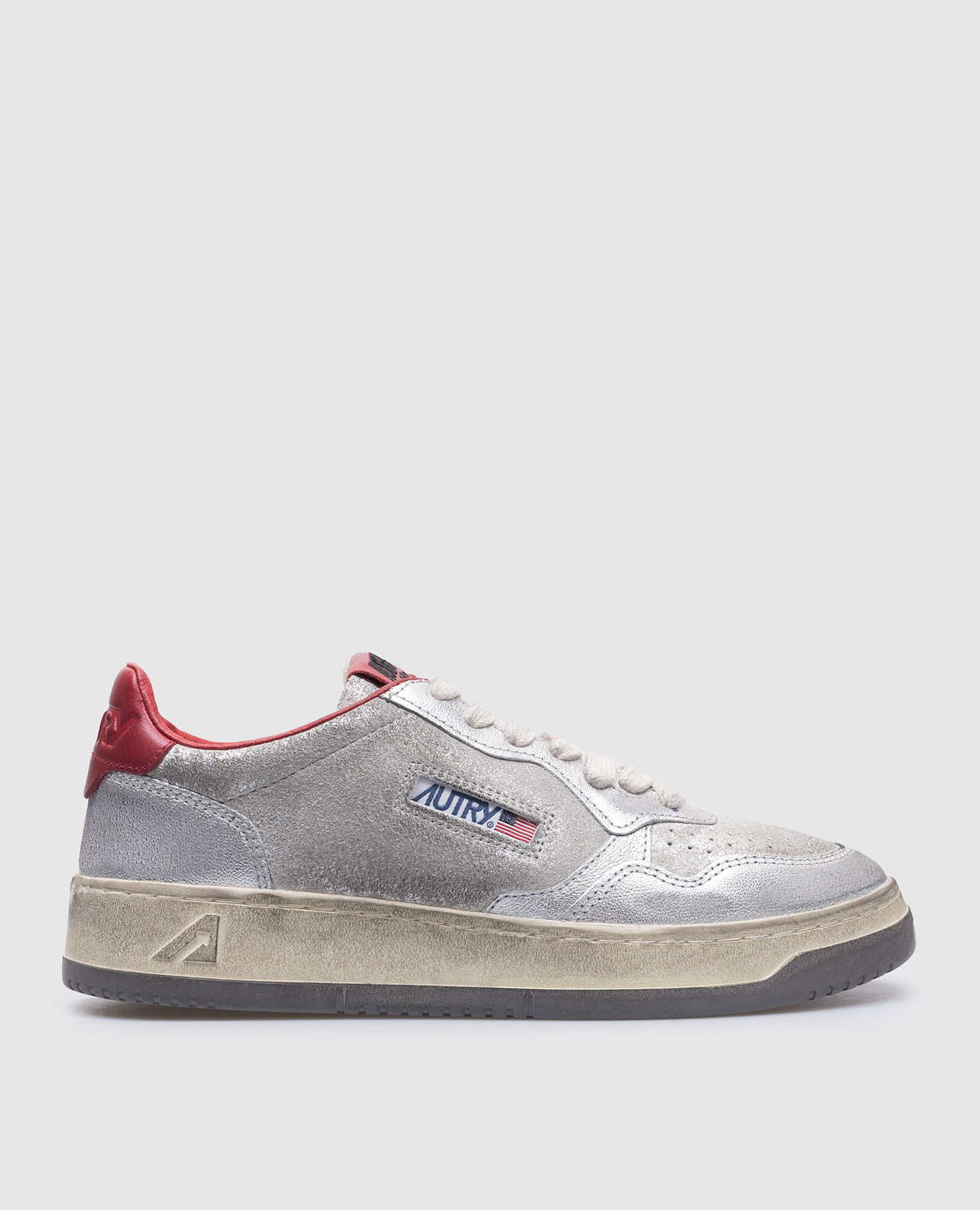 Super vintage gray suede trainers autry
