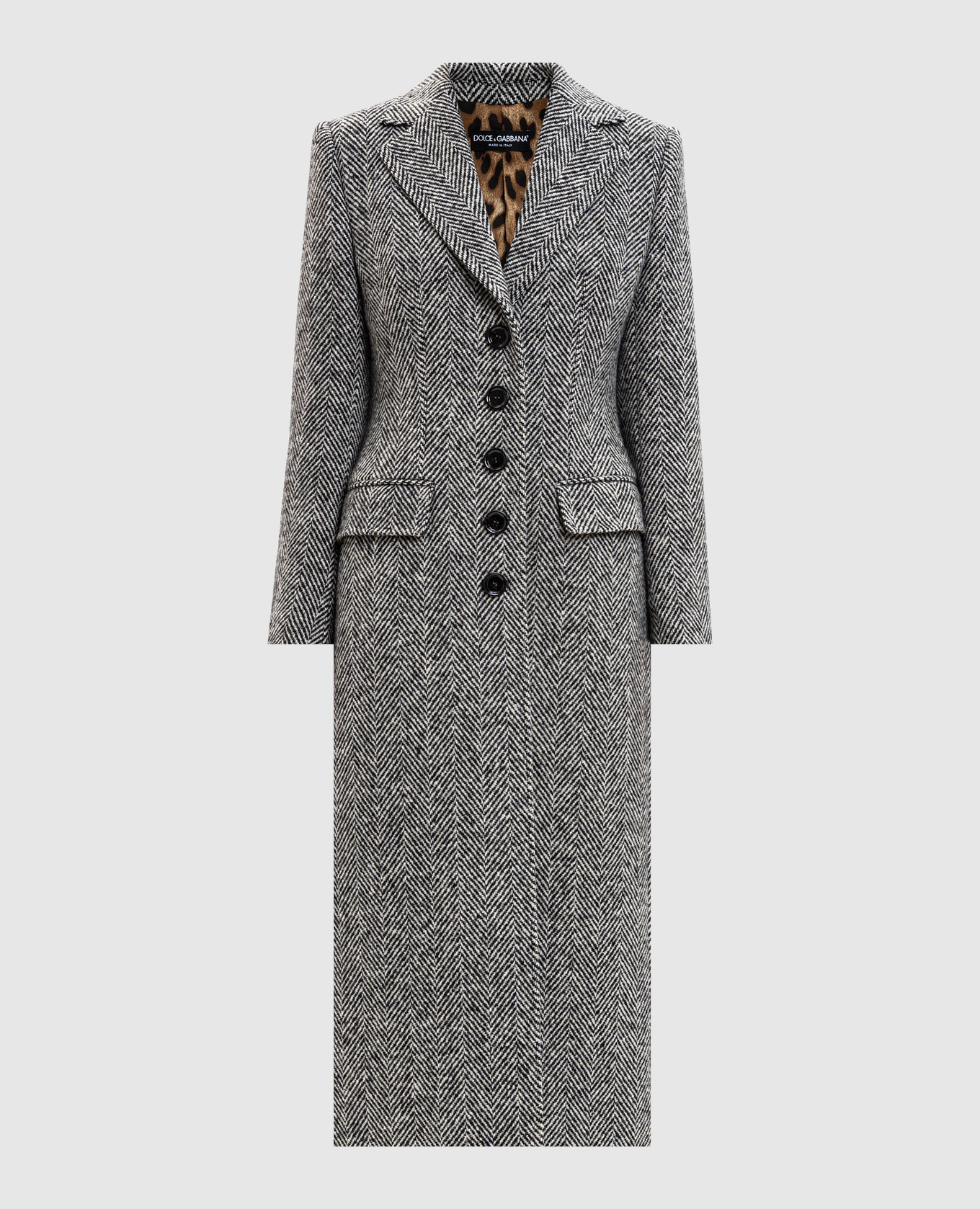 

Patterned wool coat Dolce&Gabbana, White