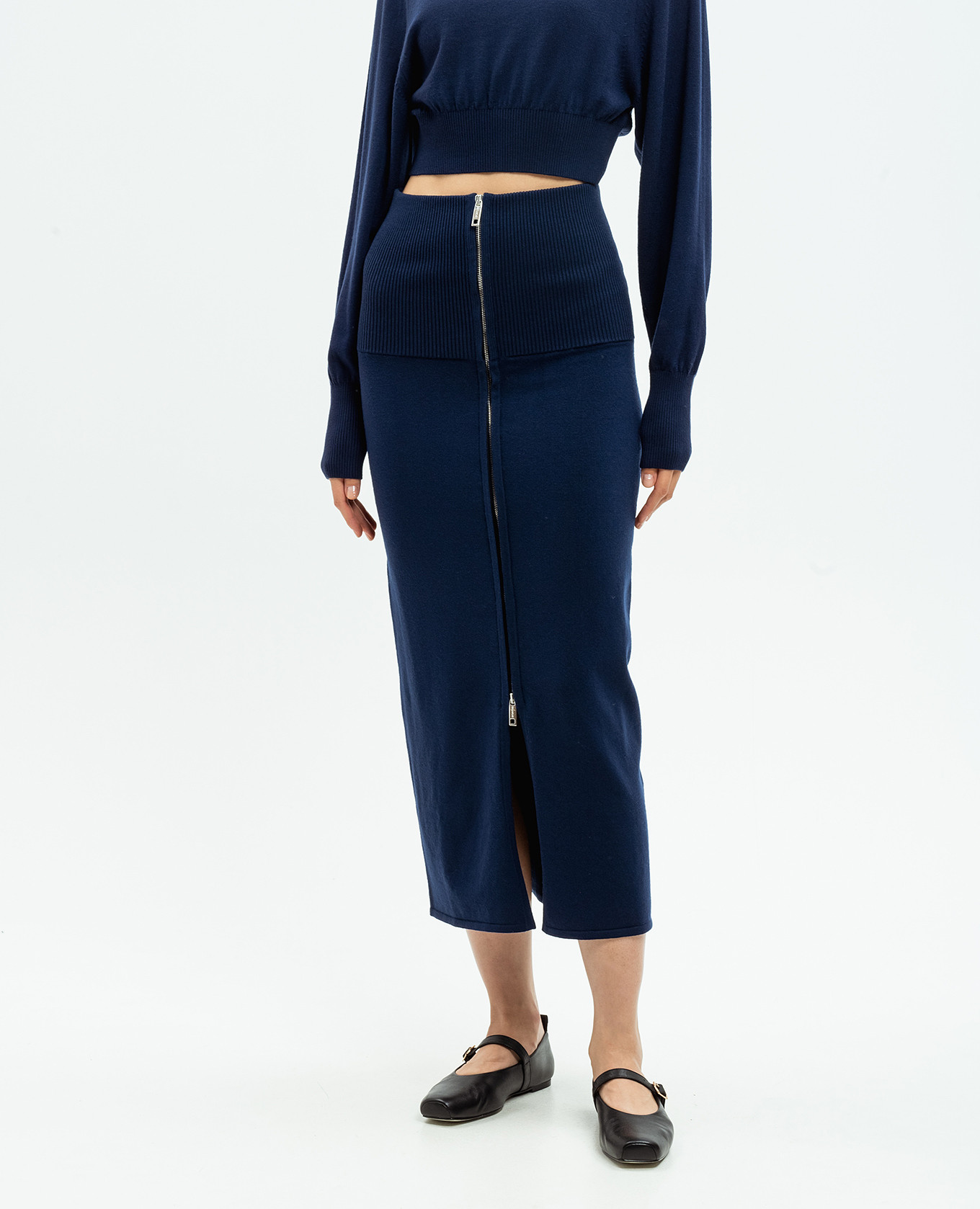 

Blue skirt LACCA with wool Max Mara Sportmax