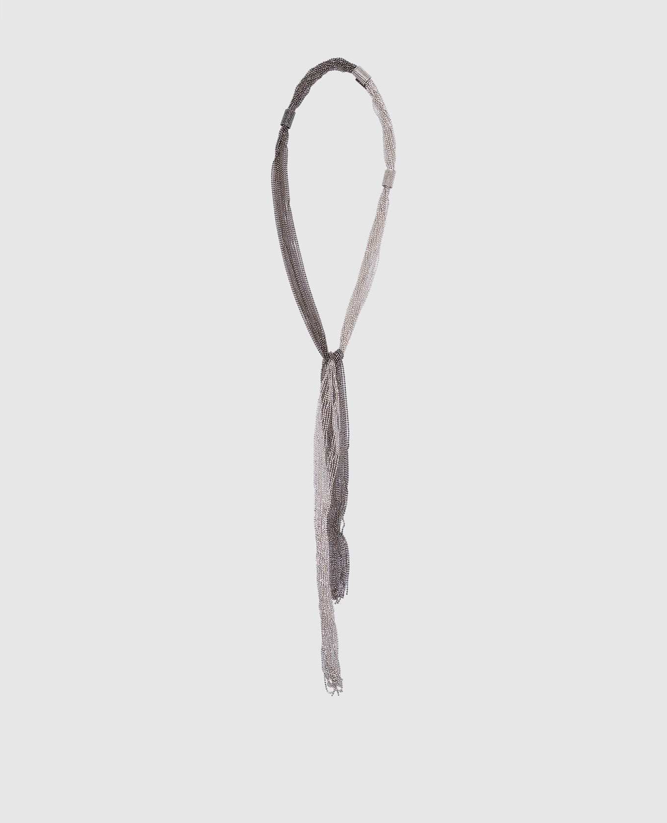 

Gray monil chain necklace Peserico, Grey