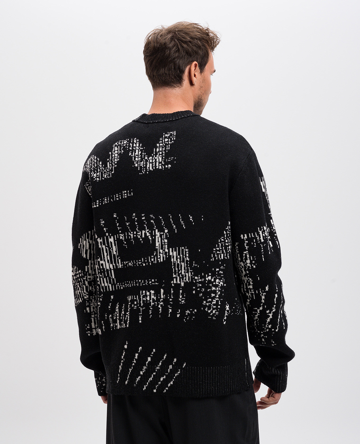 

Black wool sweater with logo embroidery A Cold Wall