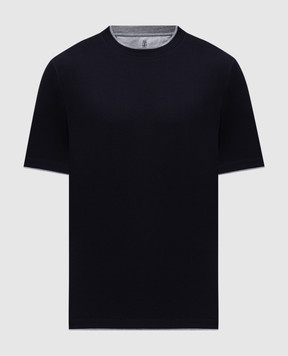 Brunello Cucinelli Blue T-shirt M0B137427