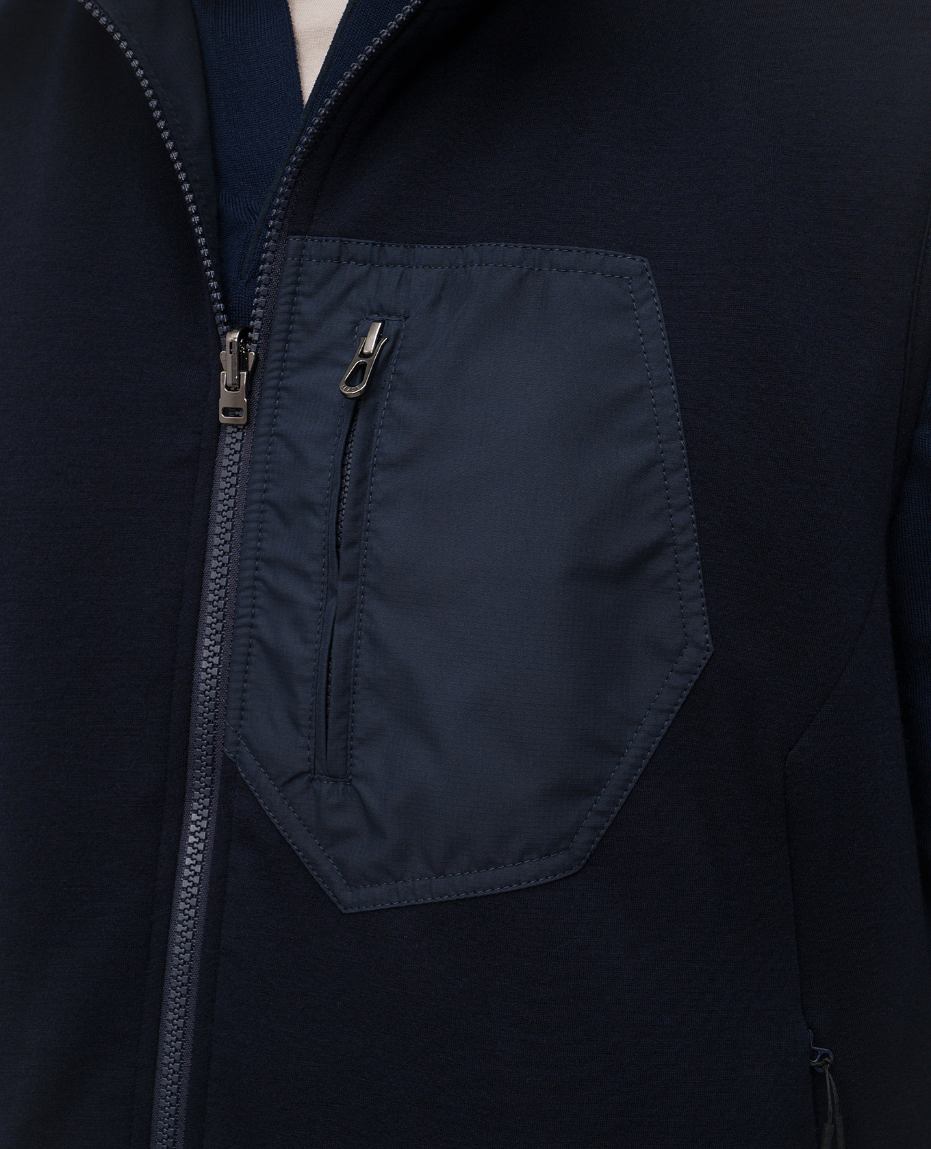 

West Blue Reversible Logo Wool Vest Sease