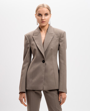 The Attico Beige woolen jacket 250WCG00061WWW046AA