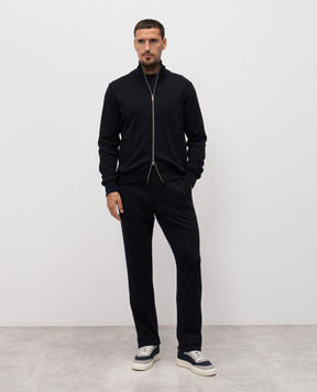 CAPOBIANCO Blue wool sweatpants 19M735BT00