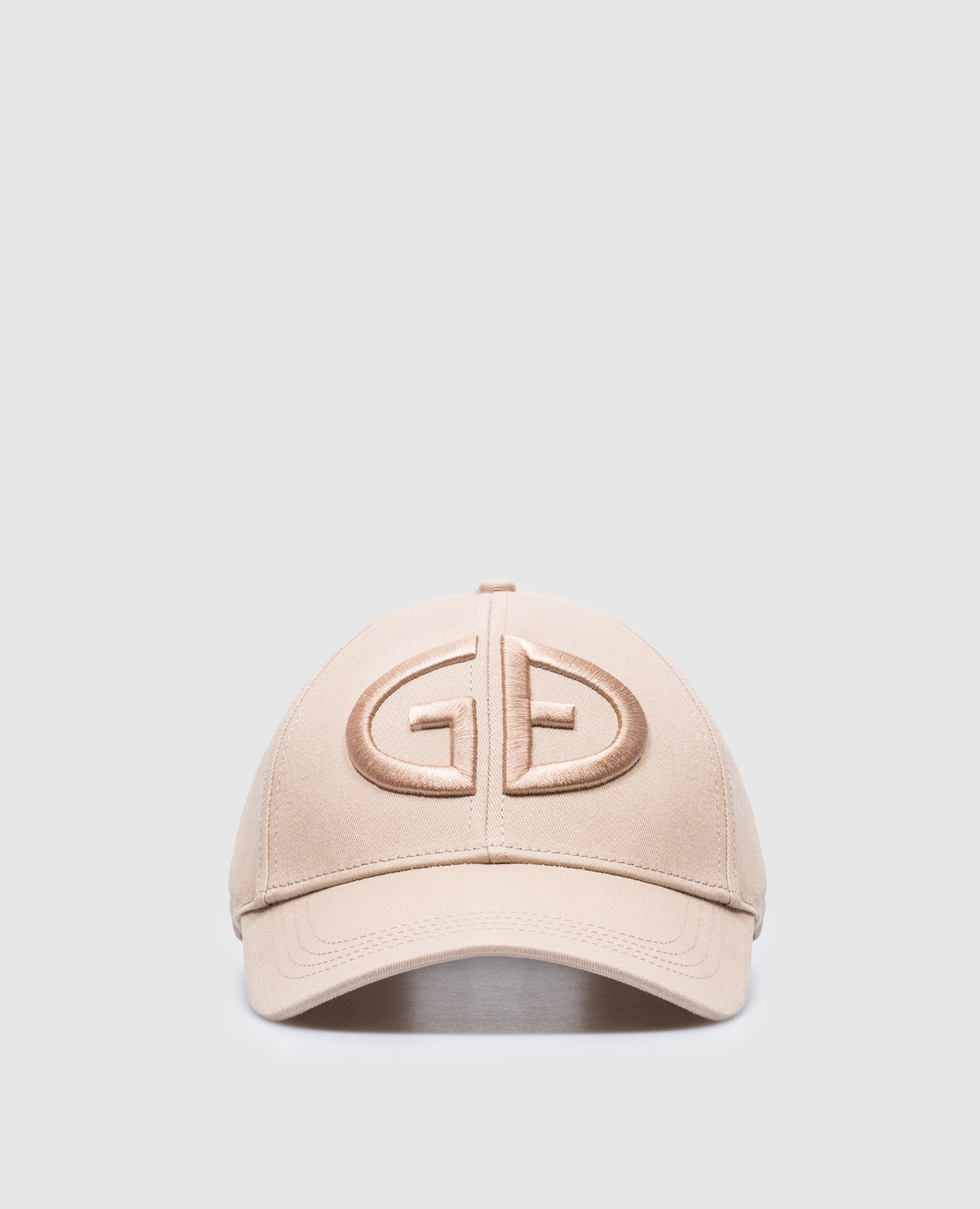 Goldbergh - Beige cap with textured logo monogram GB61101241  display picture 1