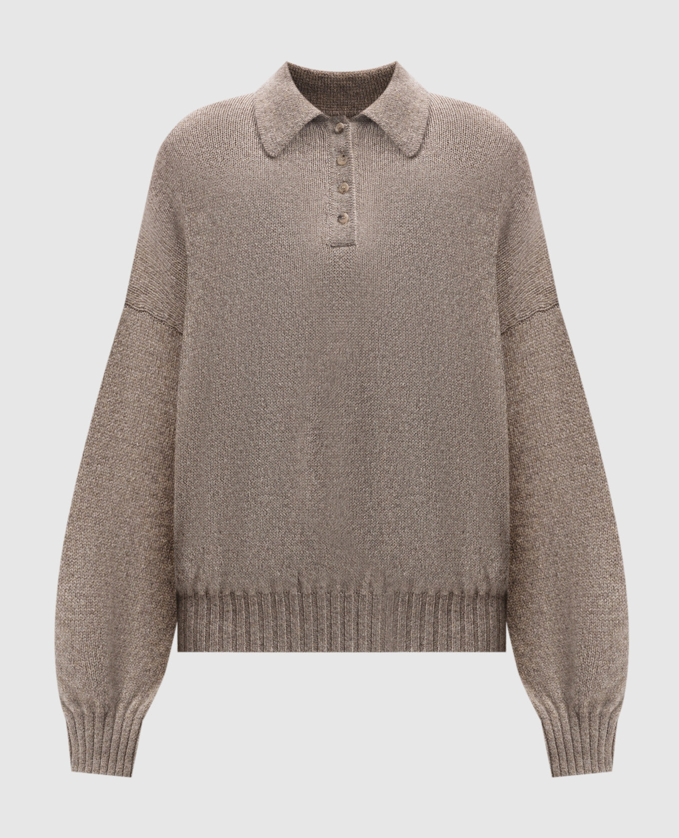 Rene brown cashmere sweater khaite