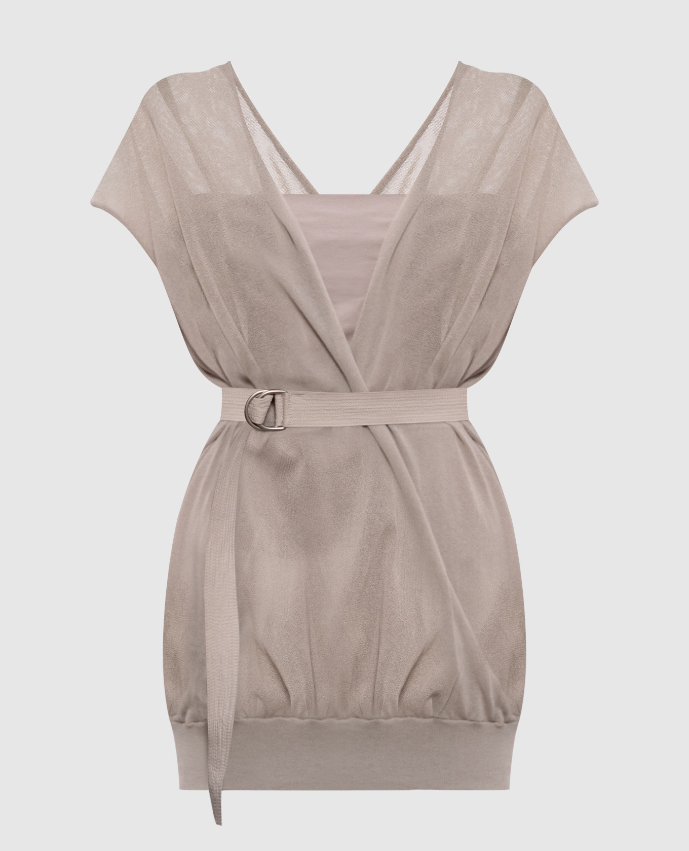 

Beige layered top Brunello Cucinelli
