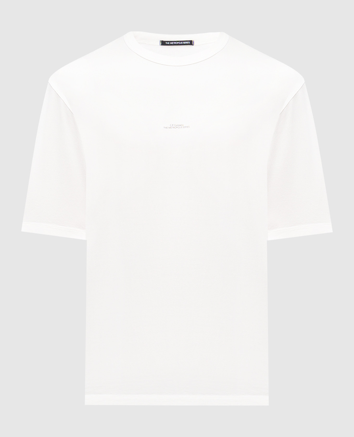 White T-shirt with print C.P. Company