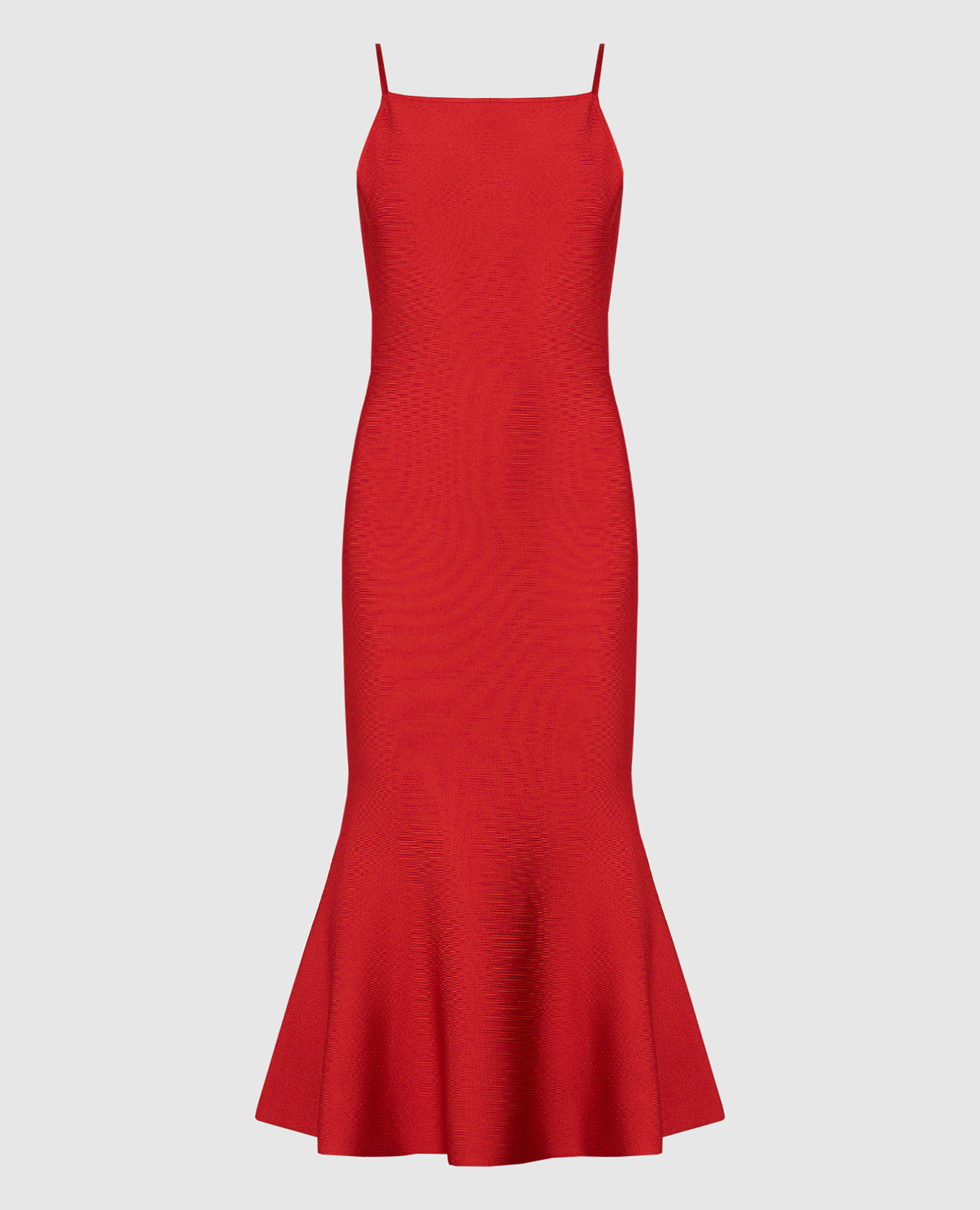 

Red midi dress Alexander McQueen