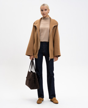 John Smedley Beige Amity Merino Wool Jumper AMITY