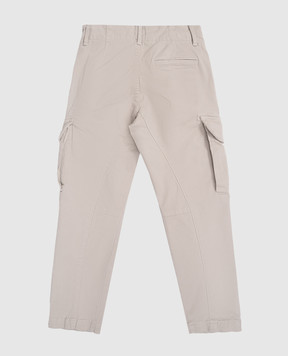 C.P. Company Children's gray cargo pants COP004LRC0648