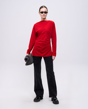 PROENZA SCHOULER Keegan red blouse with silk R2524002BY297