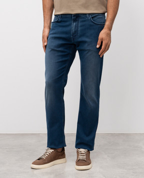 Stefano Ricci Blue jeans with logo MST51B2130T0185