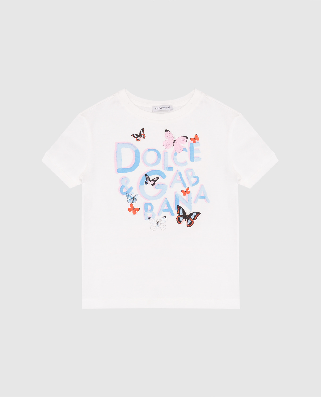 

Children's white T-shirt with logo print Dolce&Gabbana