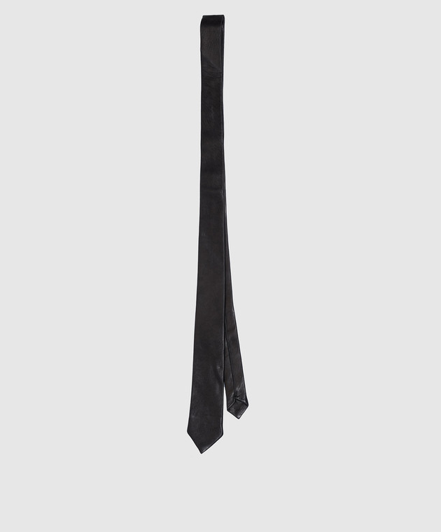 Ann Demeulemeester - Sif black leather tie 2402UTE01LLT137 - shop