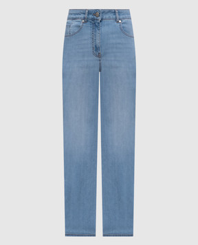 Peserico Blue jeans with a worn effect P04519L53Q04956