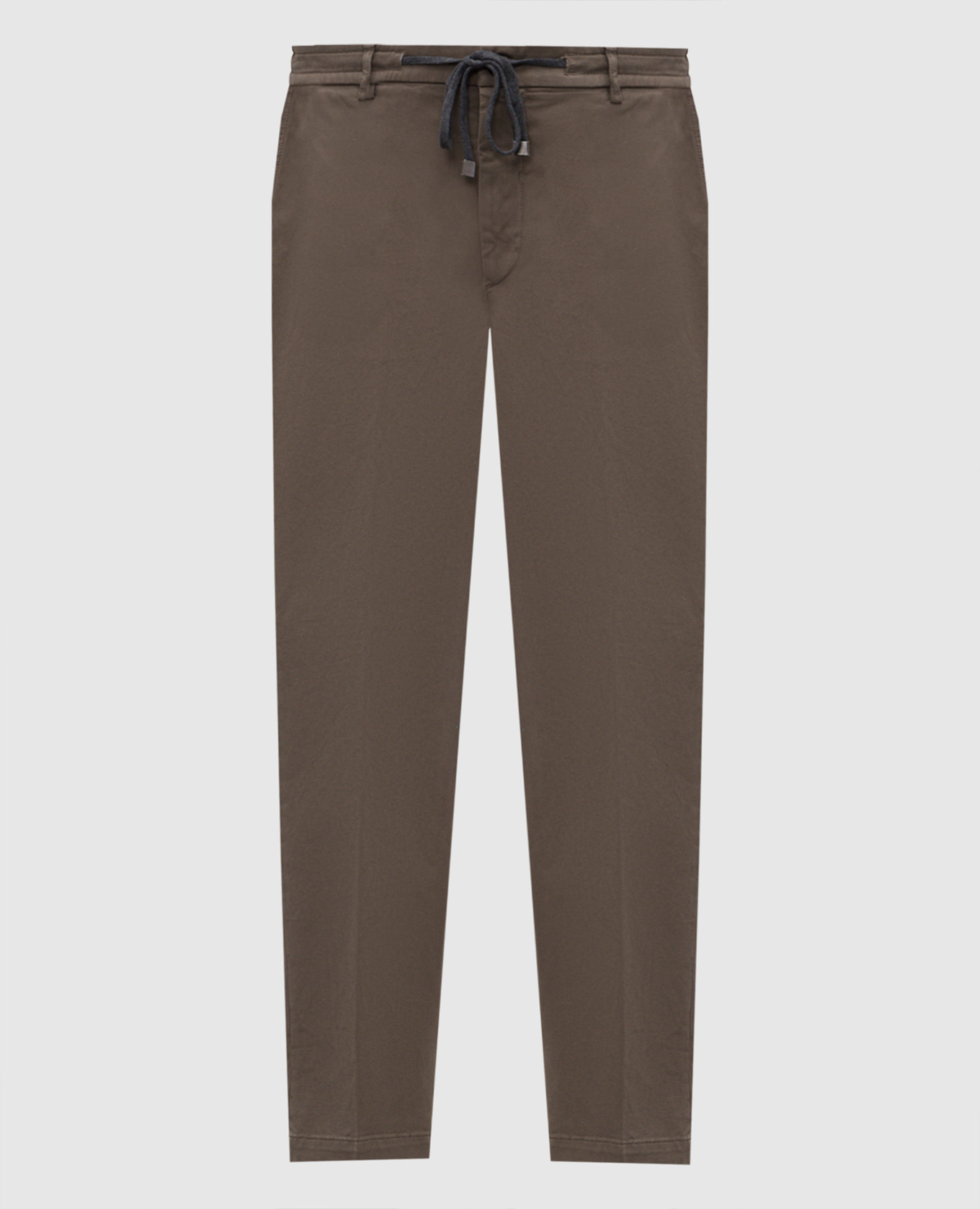 Brown pants with logo