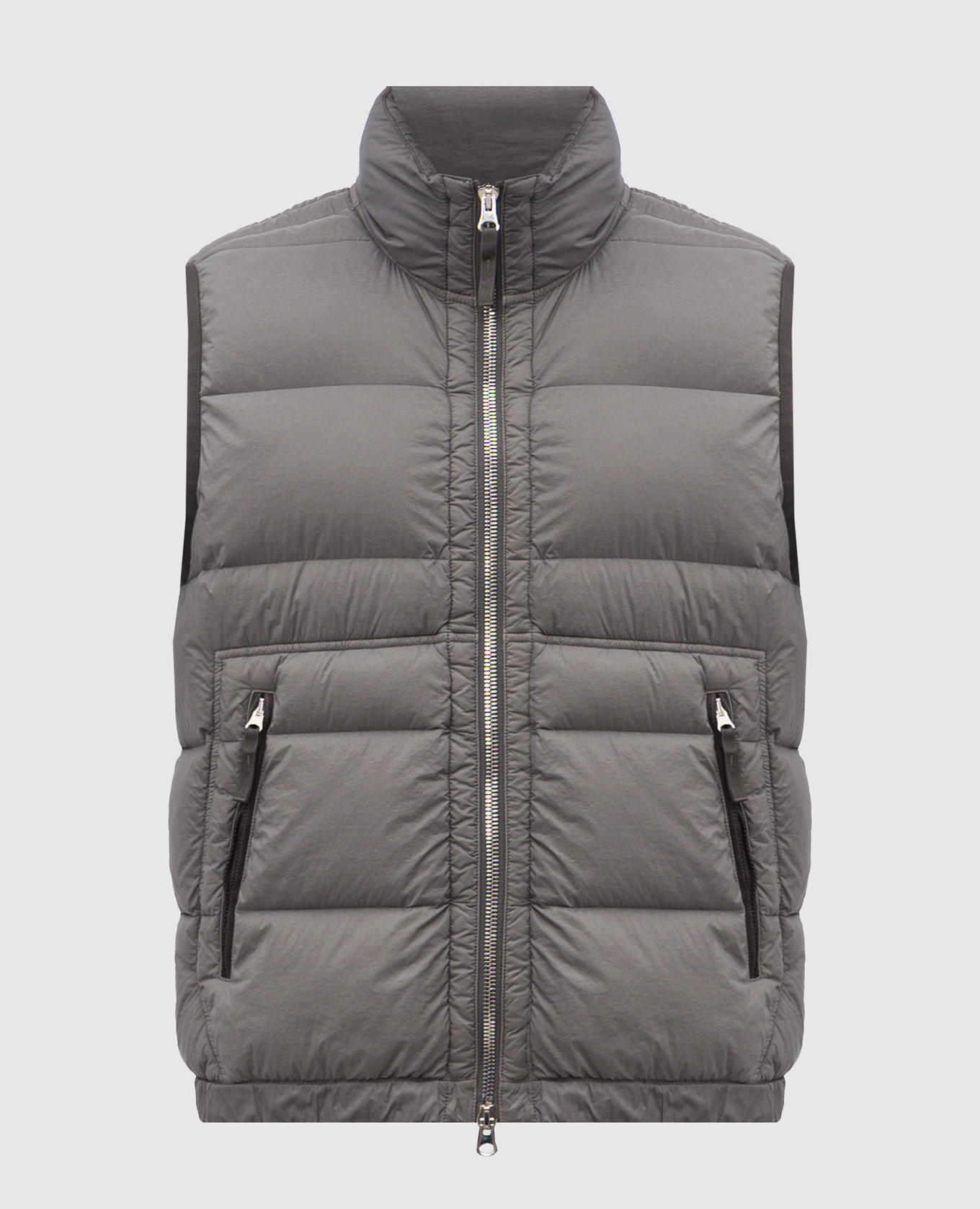 Green down vest Stone Island