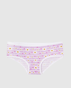 RiminiVeste Jadea children's purple panties in a floral print 120