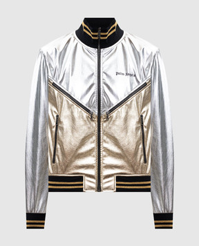 Palm Angels Metallic logo jacket PMJA046F25FAB001