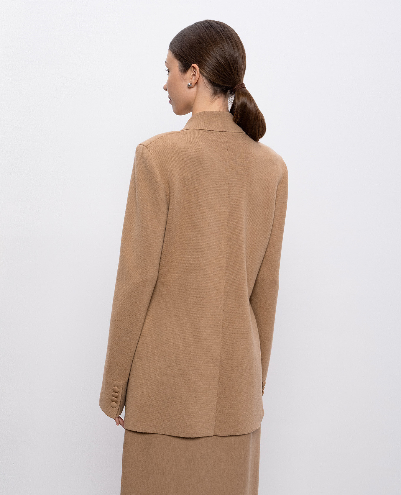 

Beige double-breasted wool jacket Gabriela Hearst