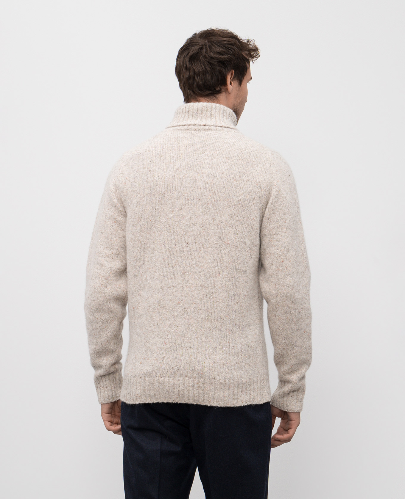 

Beige alpaca and silk sweater Peserico